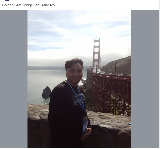 Fazal Wahab during his San Francisco conference visit